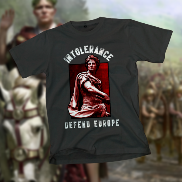 Camiseta Intolerance Defend Europe