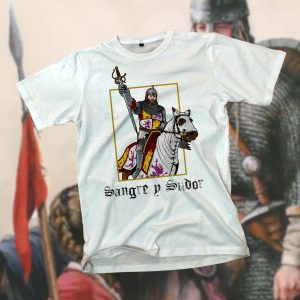 sangre-sudor-blanca Camiseta Sangre y Sudor